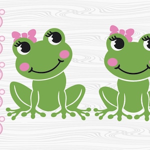 Cute frog SVG