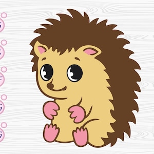 Cute Hedgehog Svg, Hedgehog SVG, Arquivo De Corte Hedgehog, Hedgehog Cricut PNG