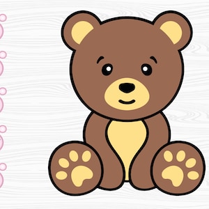 Teddy bear SVG Cricut