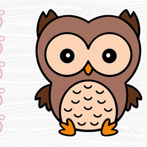Baby Owl SVG