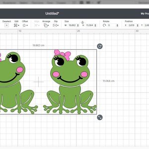 Linda rana SVG - Etsy México