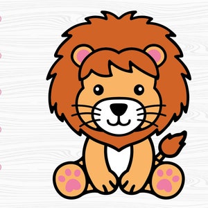 Cute Lion SVG