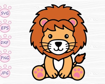 Cute Lion SVG
