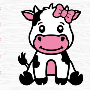 Cow girl svg