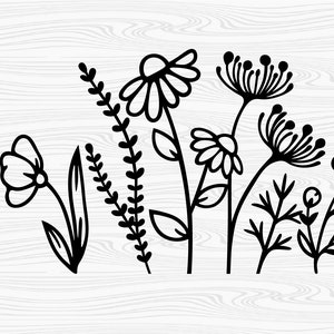 Wild flower svg