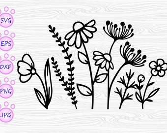 Wild flower svg