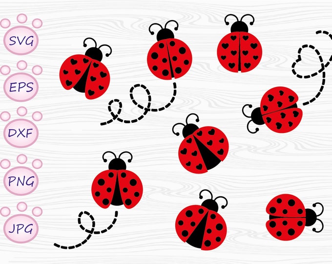 Ladybug SVG | Bug SVG | Love Bug SVG | Lady Bug Svg | Ladybug Cut File ...