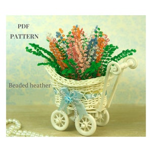 Beaded Flowers pattern | Beaded Heather | Seed bead patterns | Beading tutorial | Digital Download - PDF