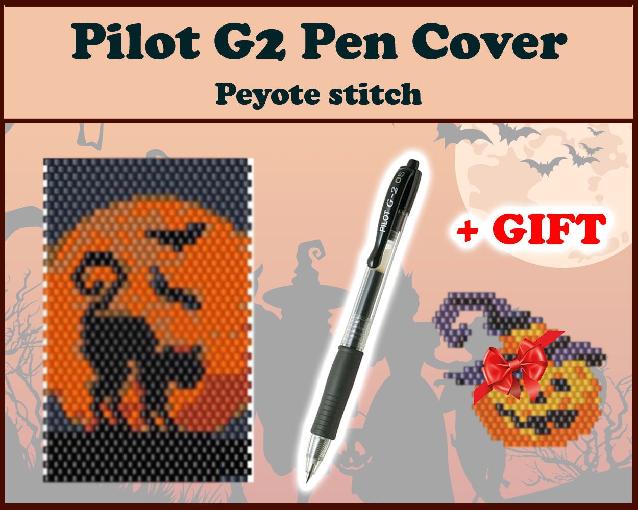 Bead Pattern Moose Pilot G2 Pen Cover miyuki Delica Beading Pattern Flat  Even Count Peyote Stitch Pattern -  Singapore