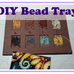 DIY Bead Tray | Tutorial for Bead Container | Instruction for Bead Organizer | Self Made Bead Palette