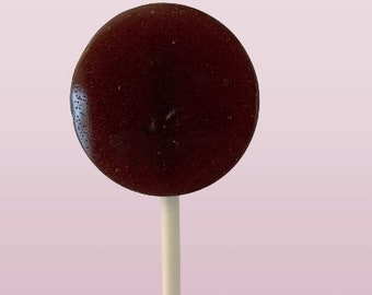 Black Cherry Chocolate  Lollipops / Gourmet Lollipops