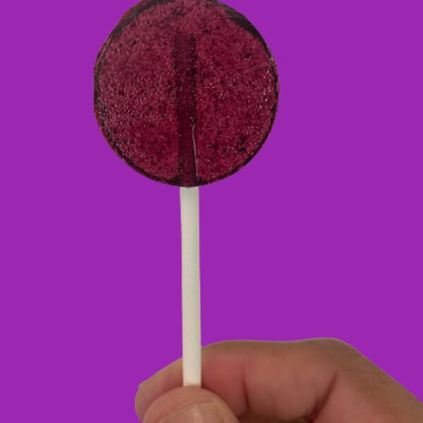 Blueberry Lollipops / Gourmet Lollipops / Handcrafted Lollipops