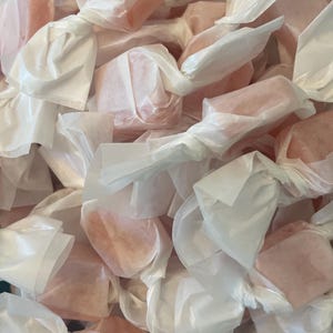 Gourmet Cherry Vanilla Chews Handgemaakt snoep in kleine batches