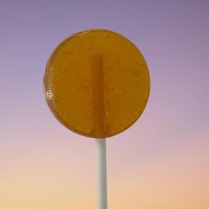 Lollipops Orange Cream Gourmet Candy Handcrafted Suckers Artisan Sweets Party Gifts Weddings Favors Stocking Stuffers Party Decorations