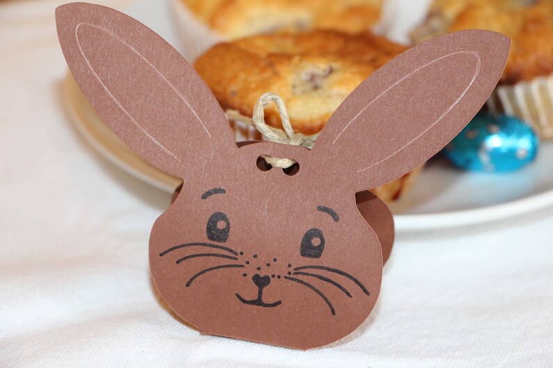 Easter decoration table bunny rabbit decoration for Easter stuffed bunny with chocolate eggs, little surprise for Easter, Easter gift image 4