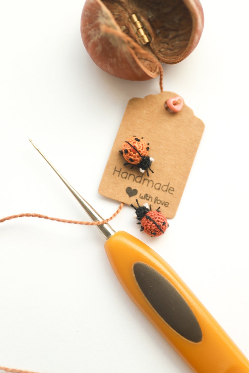 Crochet Pattern Micro Ladybug Amigurumi: Make Your Own Miniature Masterpiece PDF tutorial by NansyOops image 6