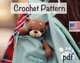 Crochet Teddy Bear pattern - Crochet for kids Sweet Bear Amigurumi: Easy-to-Follow Pattern by NansyOops