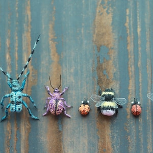 Bundle of Crochet Patterns: Insect Patterns - Ladybug, Bumblebee ...