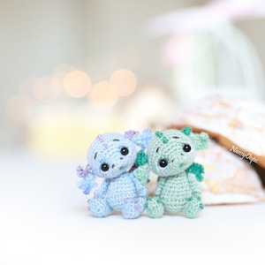 Crochet pattern DRAGON amigurumi pdf tutorial amigurumi dragon pattern by NansyOops fantasy animal miniature image 10