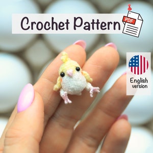 Crochet Parrot Pattern Little Parrot Amigurumi: Make Your Own the cutest crochet bird or chick by NansyOops