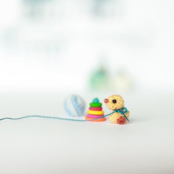 Crochet Duck Pattern Micro Toy Duckling Amigurumi: Make Your 