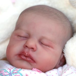 Reborn Baby Doll Vinyl Girl or Boy Lou Lou 19” Painted or Rooted Hair