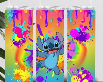 Bicchiere a punto - Regalo di Natale - Regalo di compleanno - Bicchiere a cartoni animati - Bicchiere a punto personalizzato