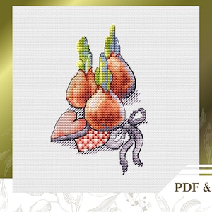 Spring flowers сross stitch pattern PDF and saga, Garden hand embroidery pattern instant download