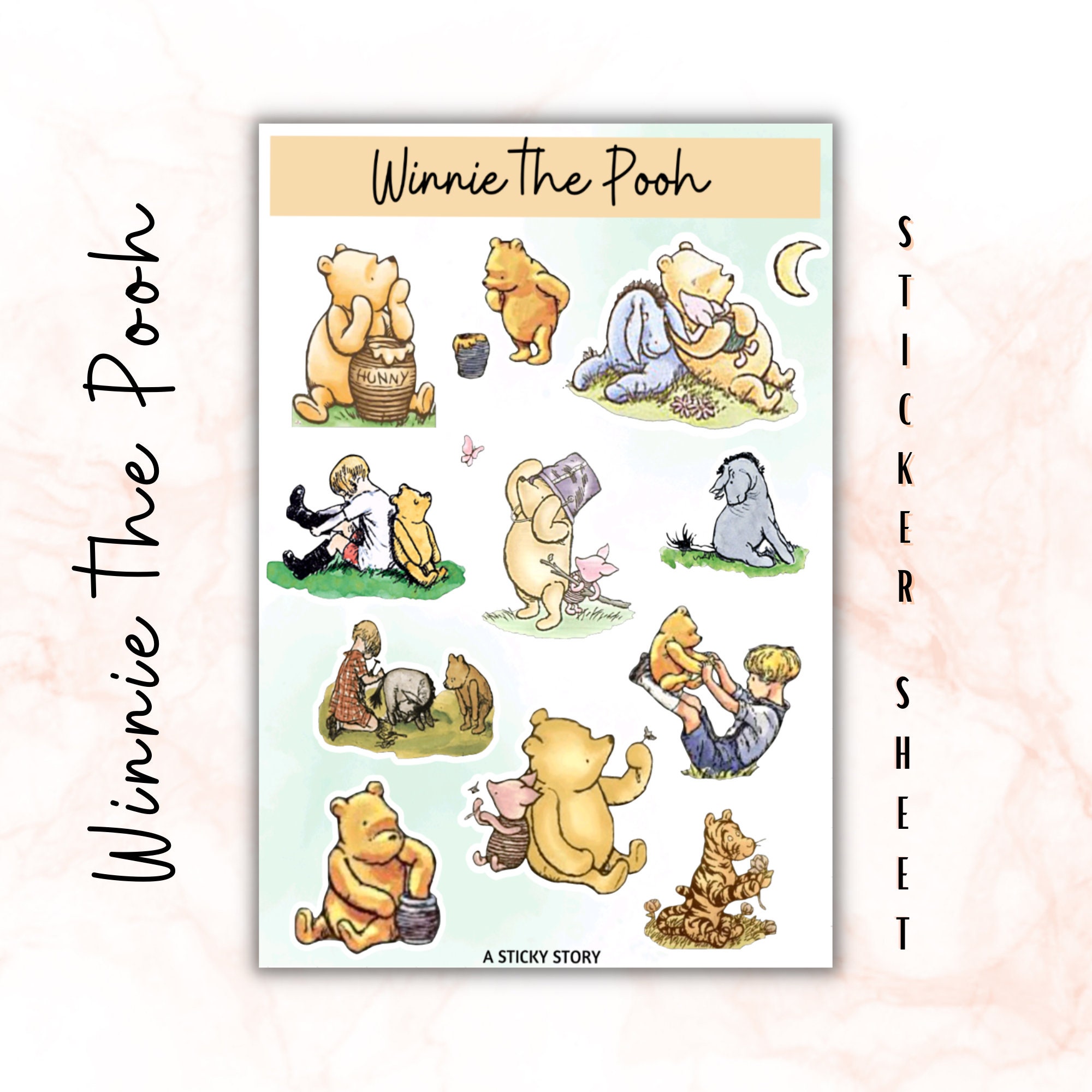 Winnie l'ourson - 123 Stickers - Vente en ligne de stickers et