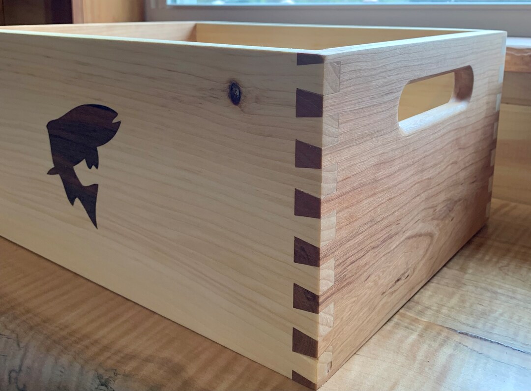Dovetail Box With Inlay Etsy
