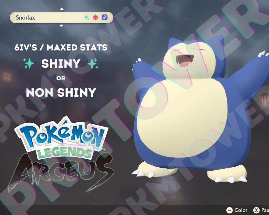 Shiny Snorlax Etsy Uk