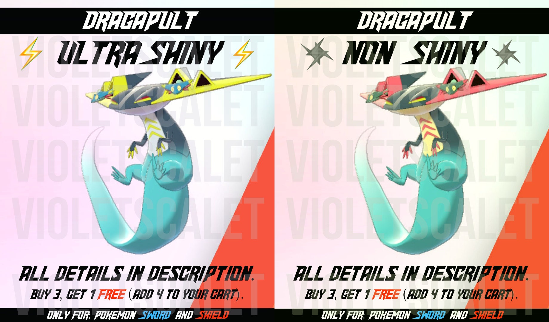 Dragapult Shiny or Normal Perfect 6IV Battle Ready VGC 22 - Etsy
