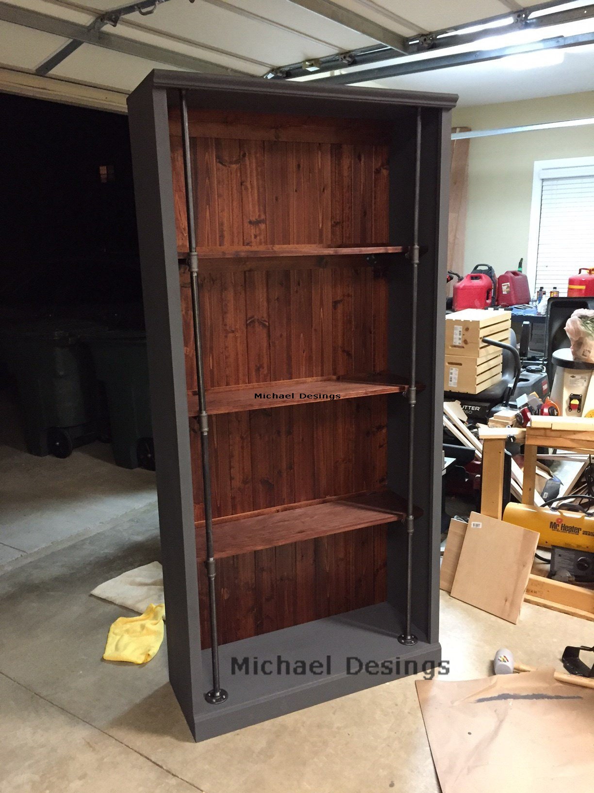 Vintage Bookcase Plan DIY Modern Bookcase Plans Unique Etsy