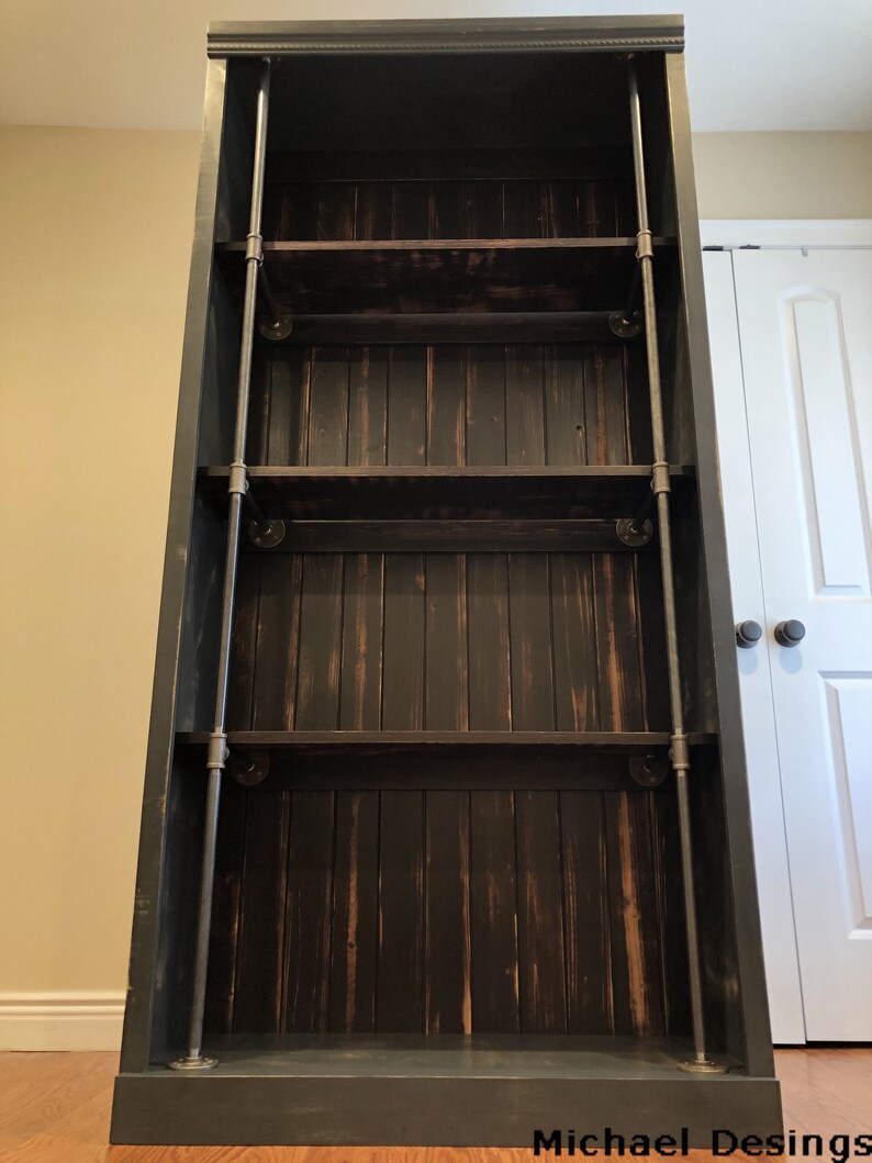 Vintage Bookcase Plan DIY Modern Bookcase Plans Unique Etsy