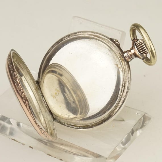 RARE! Solid Silver Pocket Watch Antique Ladies RAR - image 5