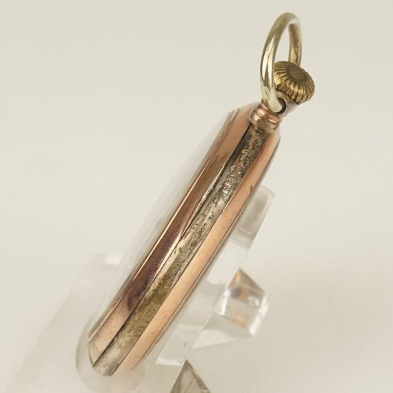 WORKING! Solid Silver Pocket Watch Antique Men's … - image 3