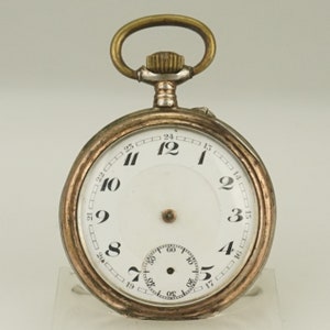 RARE! Solid Silver Pocket Watch Antique Men&#39;s Ladies no fusee duplex chronometer wristwatch repeater chronograph RAR