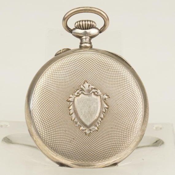 WORKING! Solid Silver DOCTOR Pocket Watch Medical… - image 2