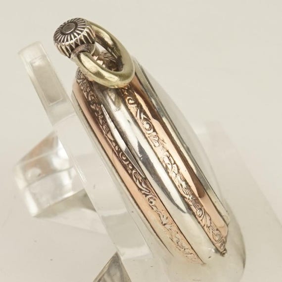 RARE! Solid Silver Pocket Watch Antique Ladies RAR - image 4