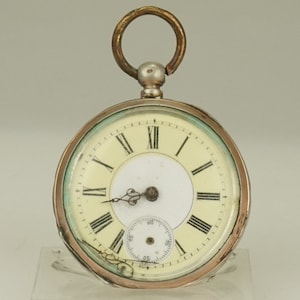 RARE! Solid Silver Pocket Watch Antique Men&#39;s Ladies no fusee duplex chronometer wristwatch repeater chronograph RAR