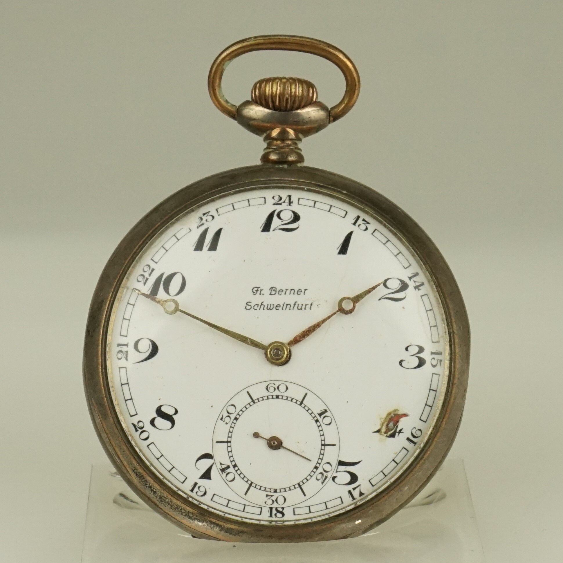 RARE Solid Silver Pocket Watch Antique Men's Ladies No Fusee Duplex ...