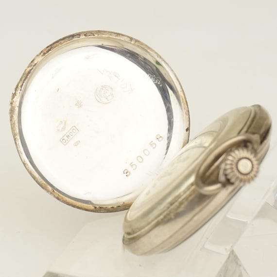 WORKING! Solid Silver DOCTOR Pocket Watch Medical… - image 4