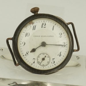 RARE! Solid Silver Niello Pocket Watch Antique Men&#39;s Ladies no fusee duplex chronometer wristwatch repeater chronograph RAR