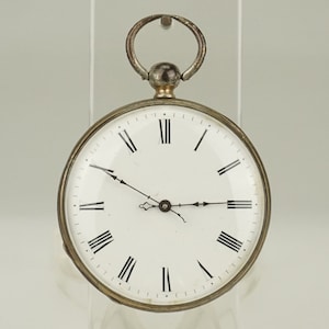 SELTEN! Massiv Silber Taschenuhr Antik Herren Damen no Fusee duplex Chronometer Armbanduhr Repetition Chronograph RAR
