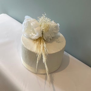Cake Flowers White Peony Flower Cake Flowers Artificial Silk Flowers For Wedding Anniversary Birthday Claire De Fleurs image 5