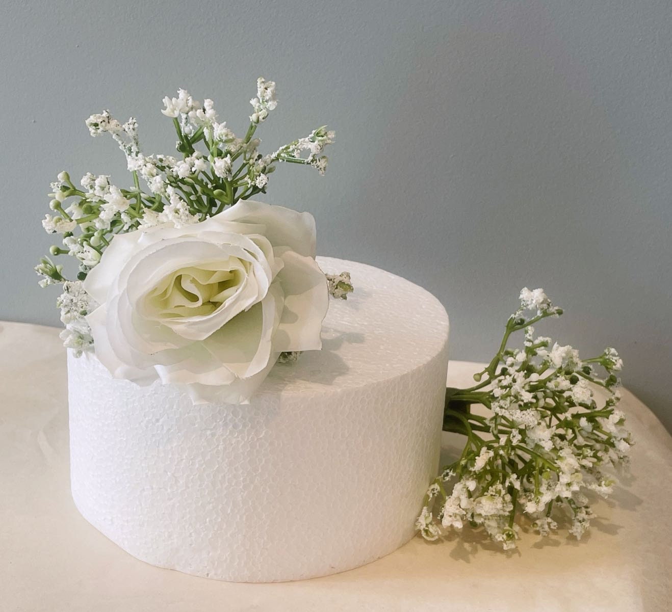 Artificial Flowers Cake Decorations