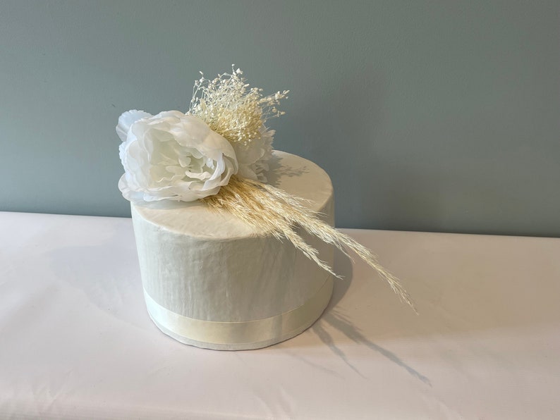 Cake Flowers White Peony Flower Cake Flowers Artificial Silk Flowers For Wedding Anniversary Birthday Claire De Fleurs image 4