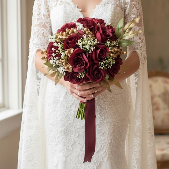silk flowers for wedding dresses Bride's Guide To Silk Wedding Flowers