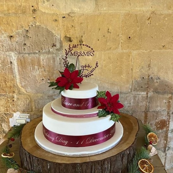 Artificial Flower Birthday Cake Etsy