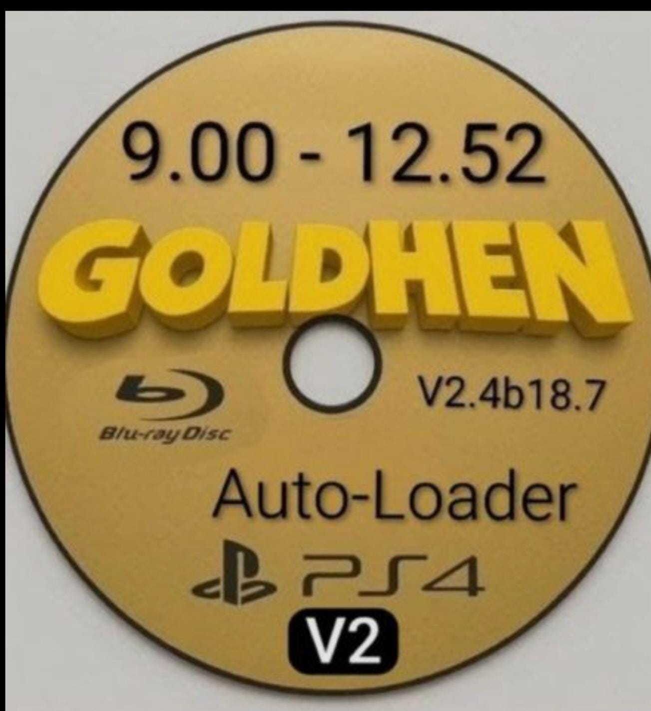 PS4 BD-J Goldhen Henloader AIO for FW 9.00-12.52 (read Description